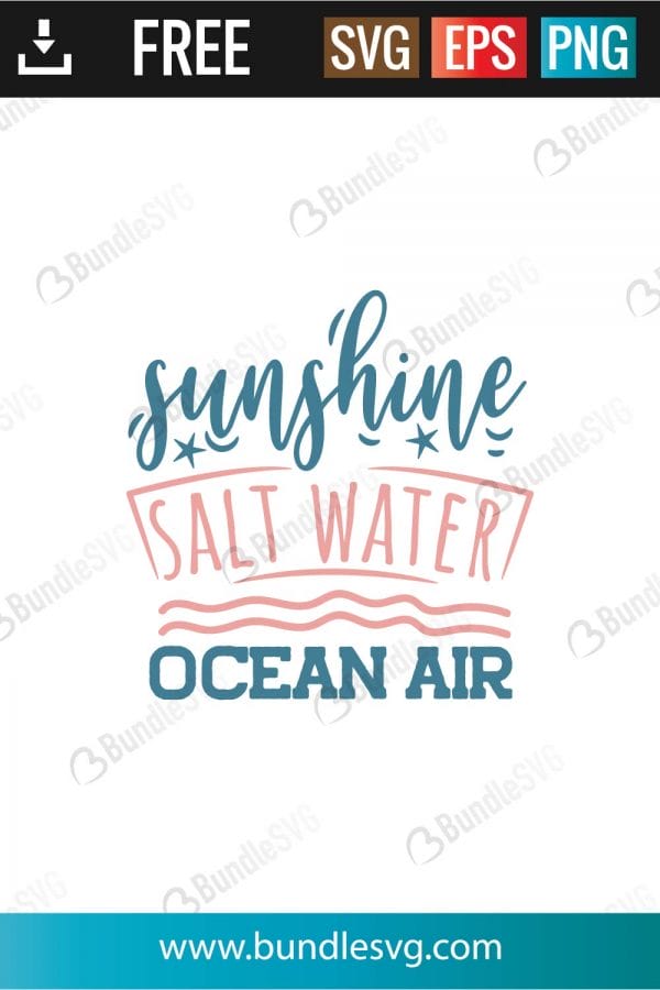 sunshine salt water svg