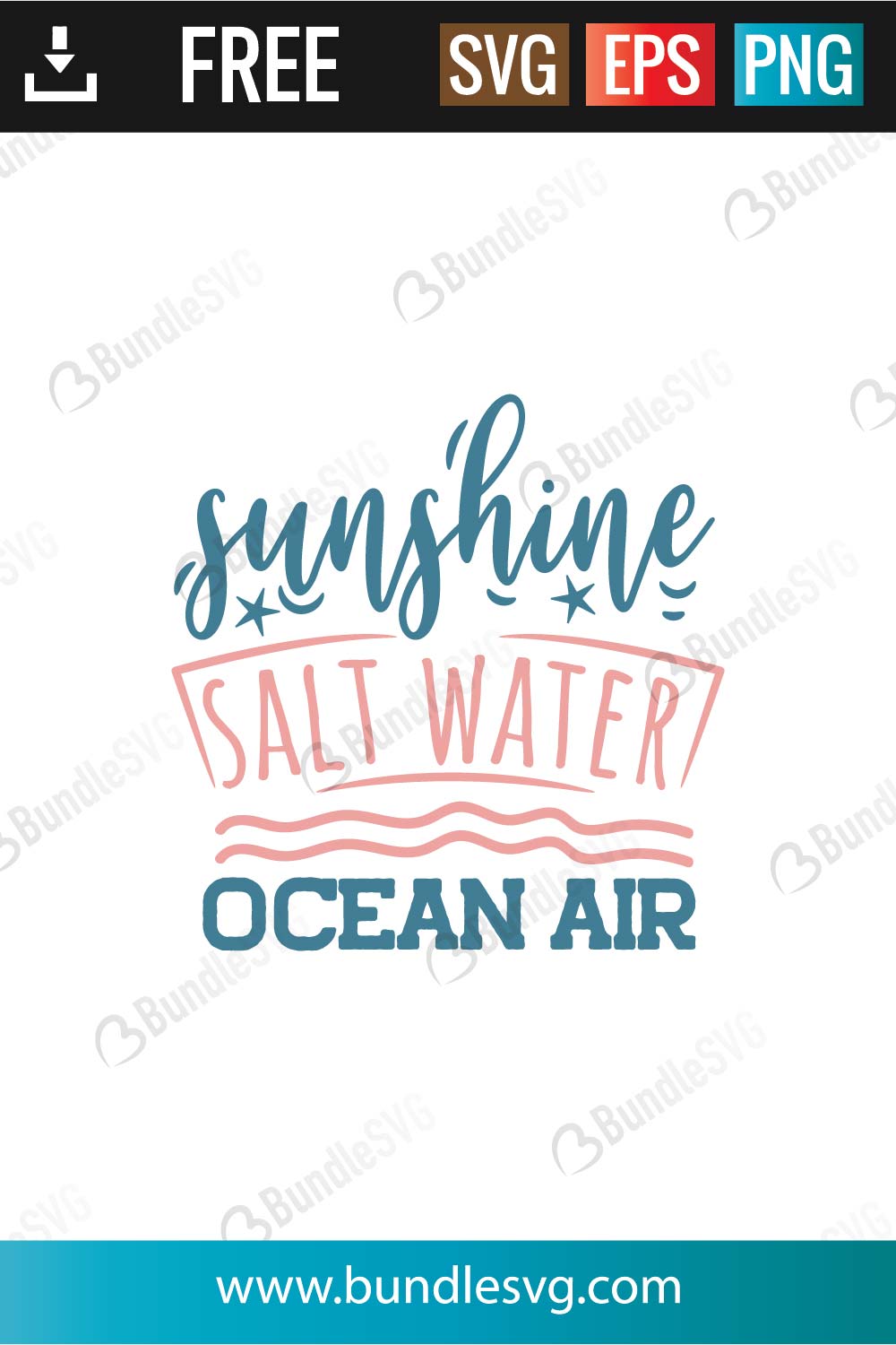 sunshine salt water svg