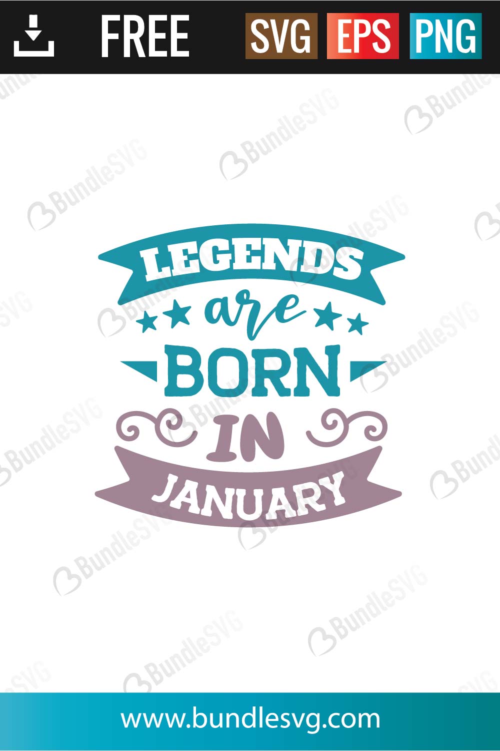 legends are born in january