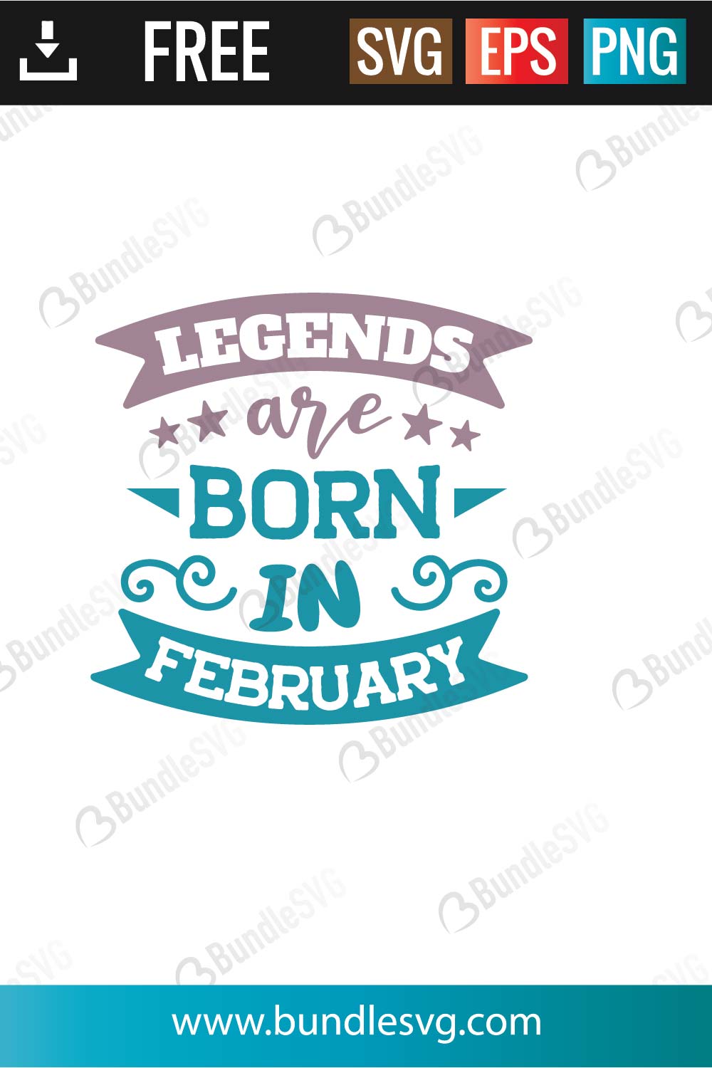 legends are born in february
