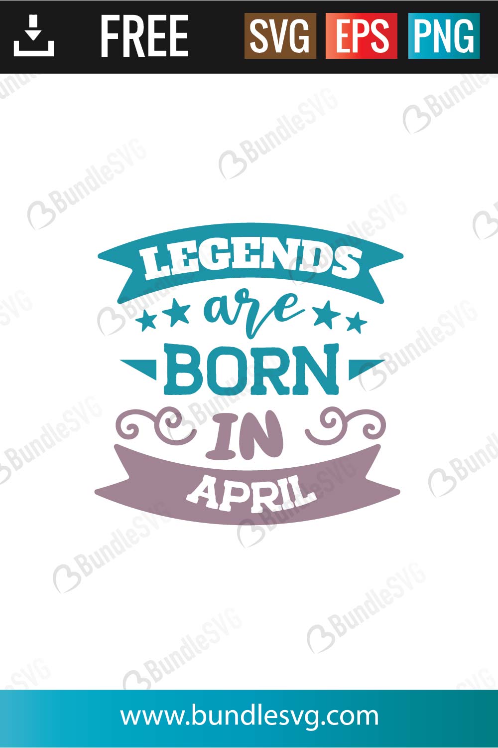legends are born in april