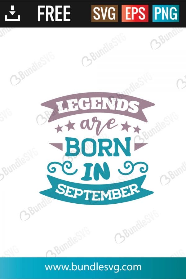 legends are born in september