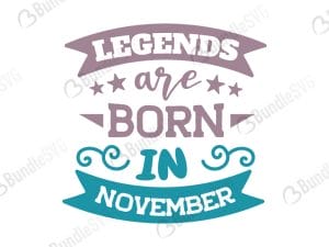 legends are born in november