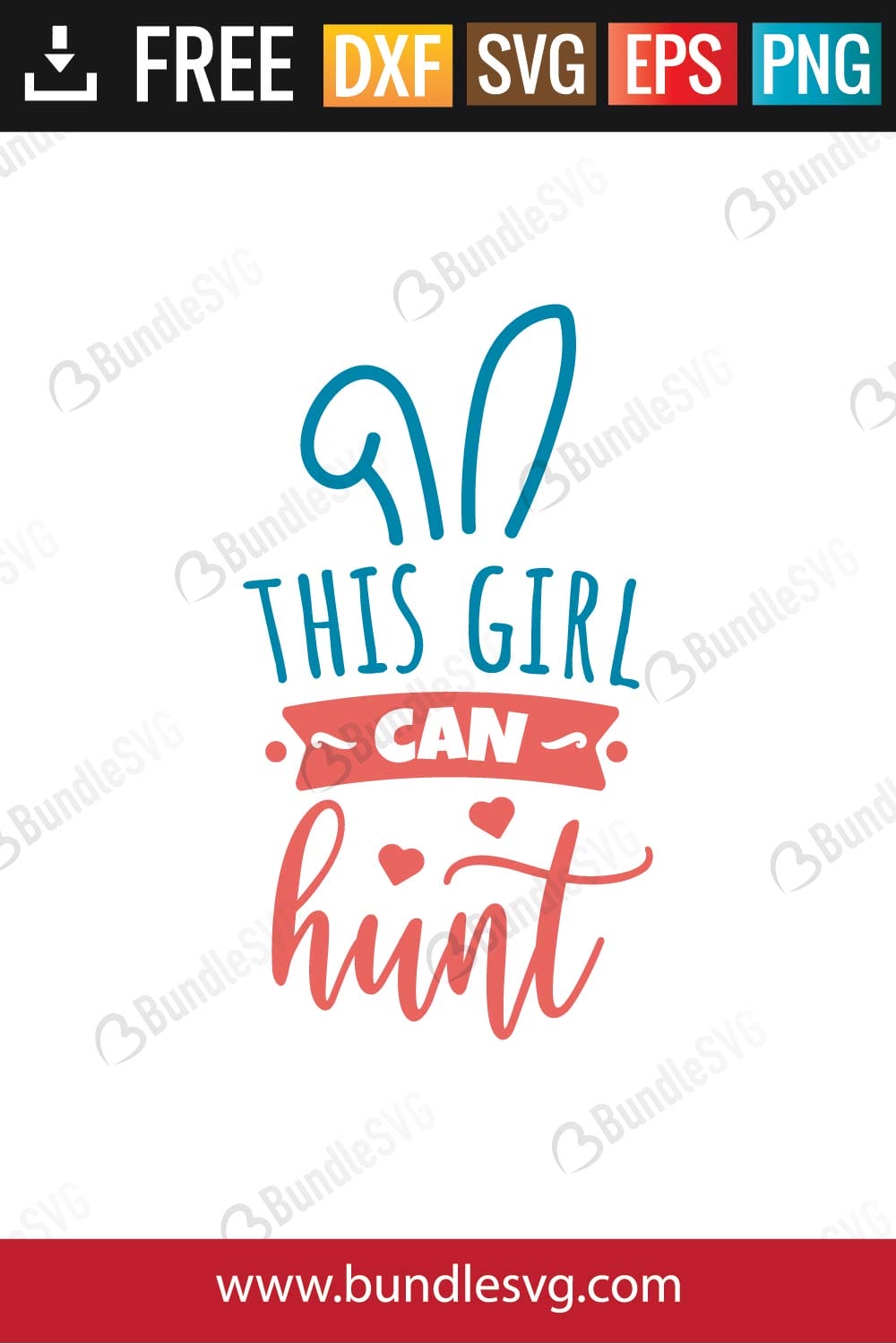 This Girl Can Hunt SVG Files