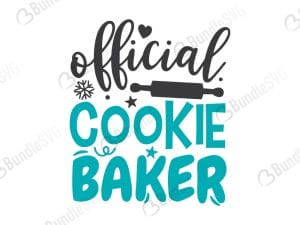 Official Cookie Baker SVG Files