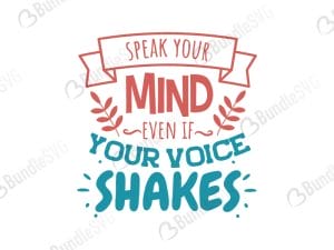 Speak Your Mind Svg