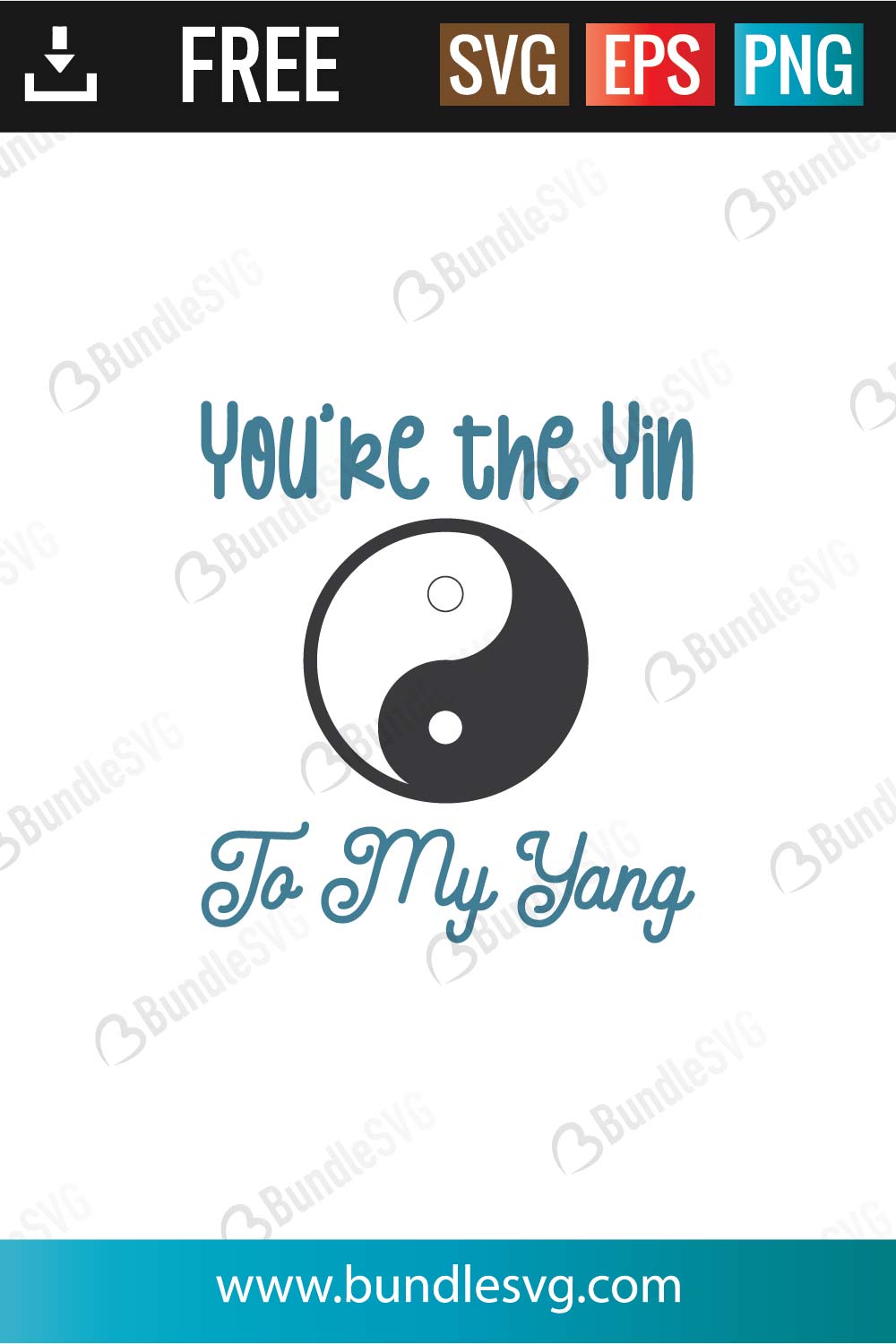 You're The Yin To My Yang SVG
