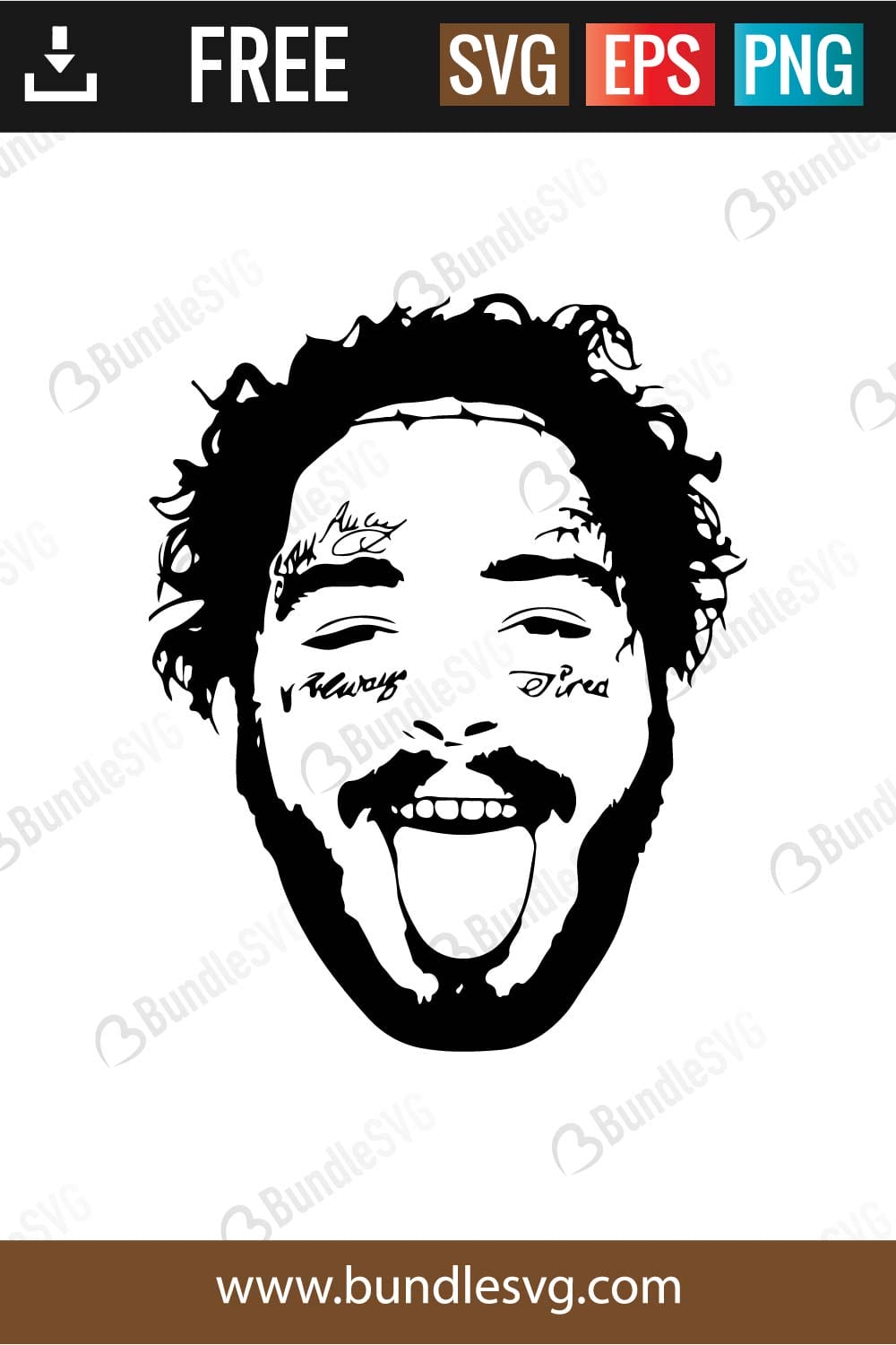 Post Malone SVG Cut Files Free Download | BundleSVG.com