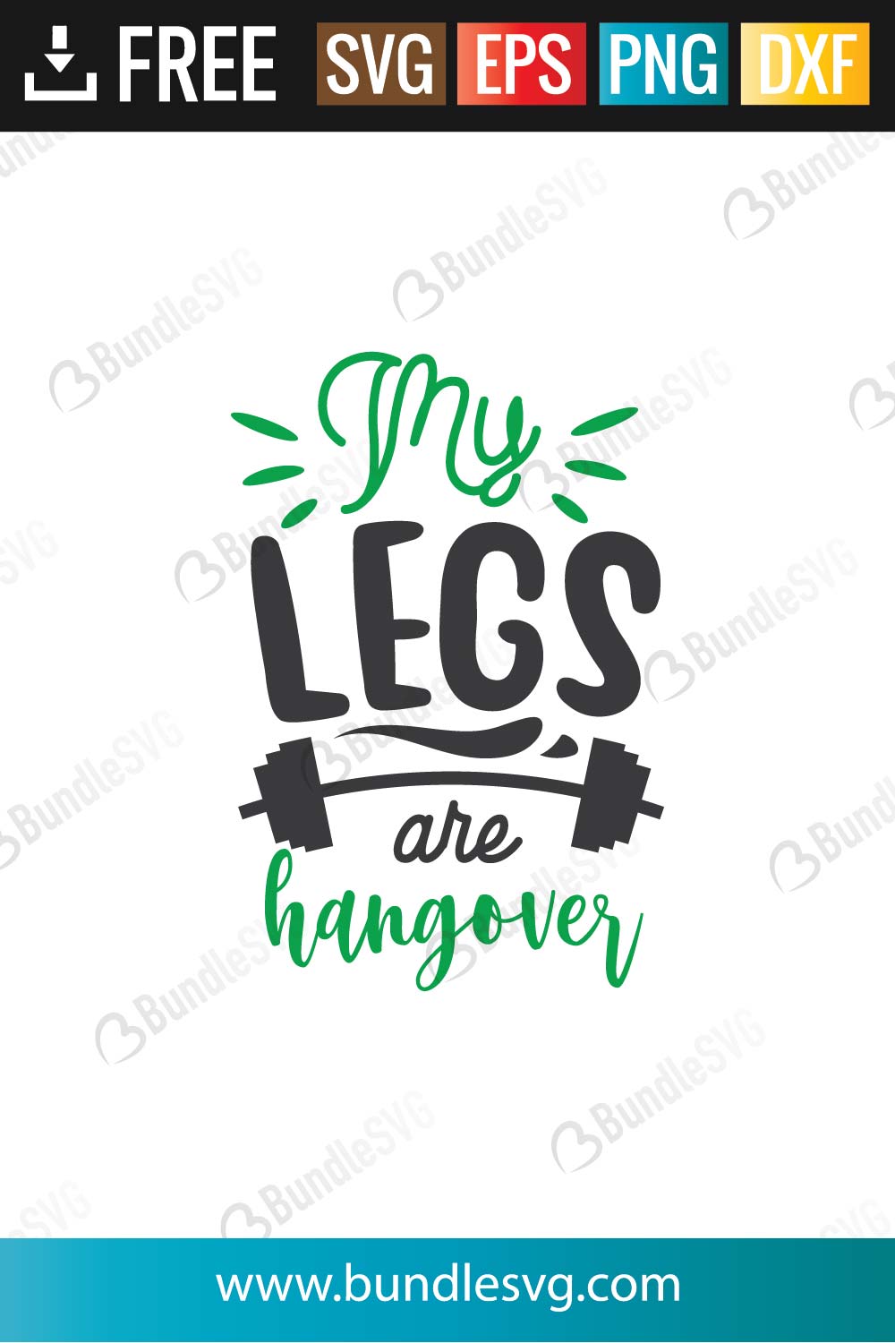 My Legs Are Hangover SVG