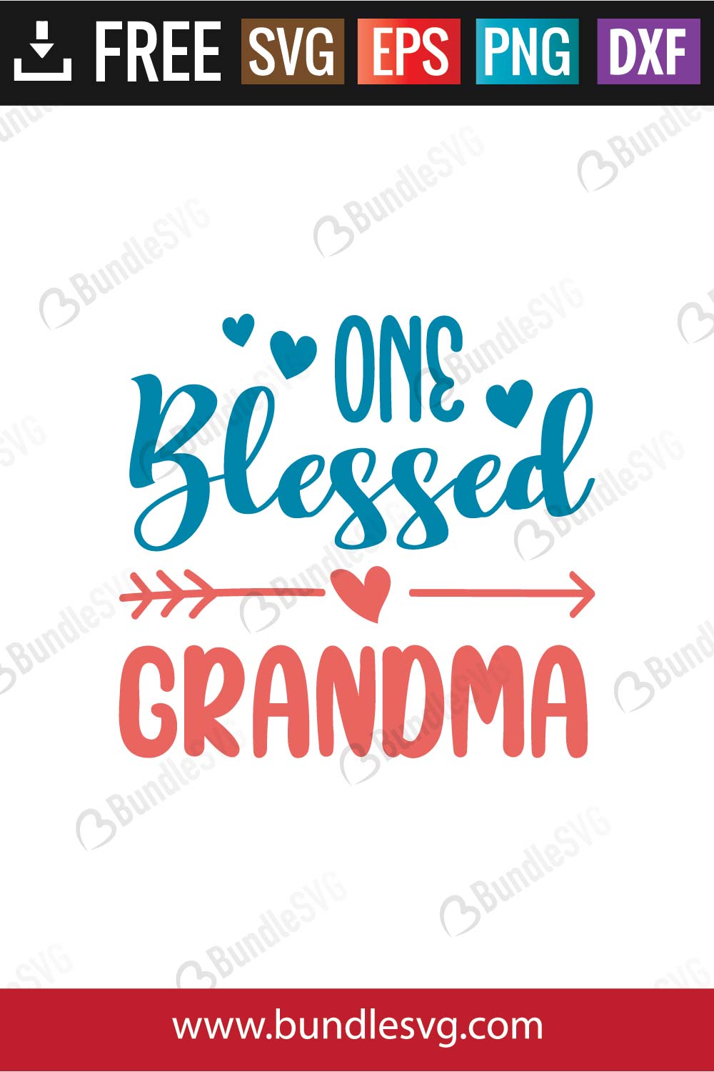 One Blessed Grandma SVG Cut Files Free Download | BundleSVG.com