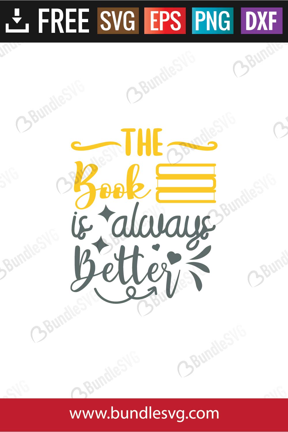 THe Book Is Always Better SVG