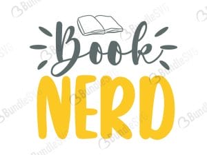 Book Nerd SVG