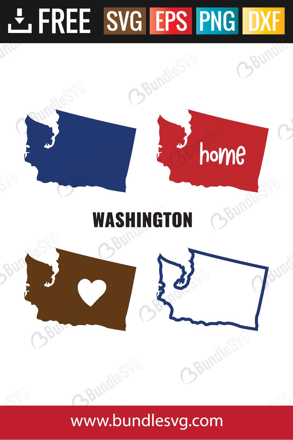 Washington Maps SVG