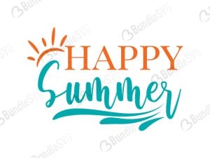 Happy Summer Svg