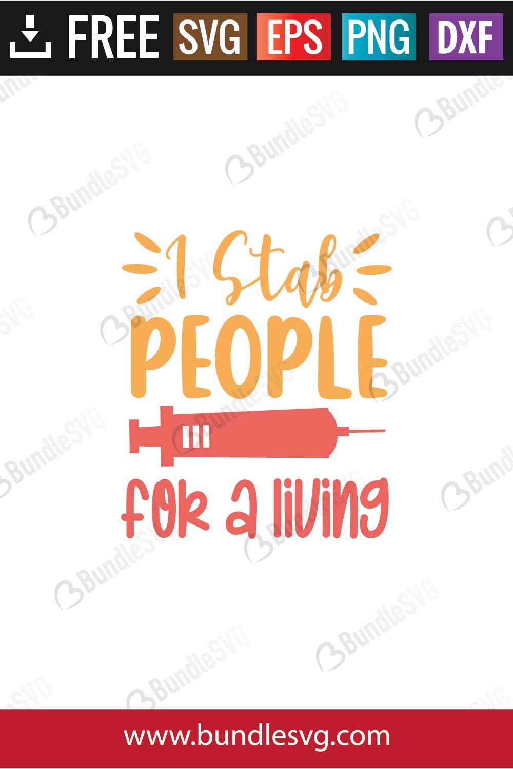 I Stab People For A Living SVG