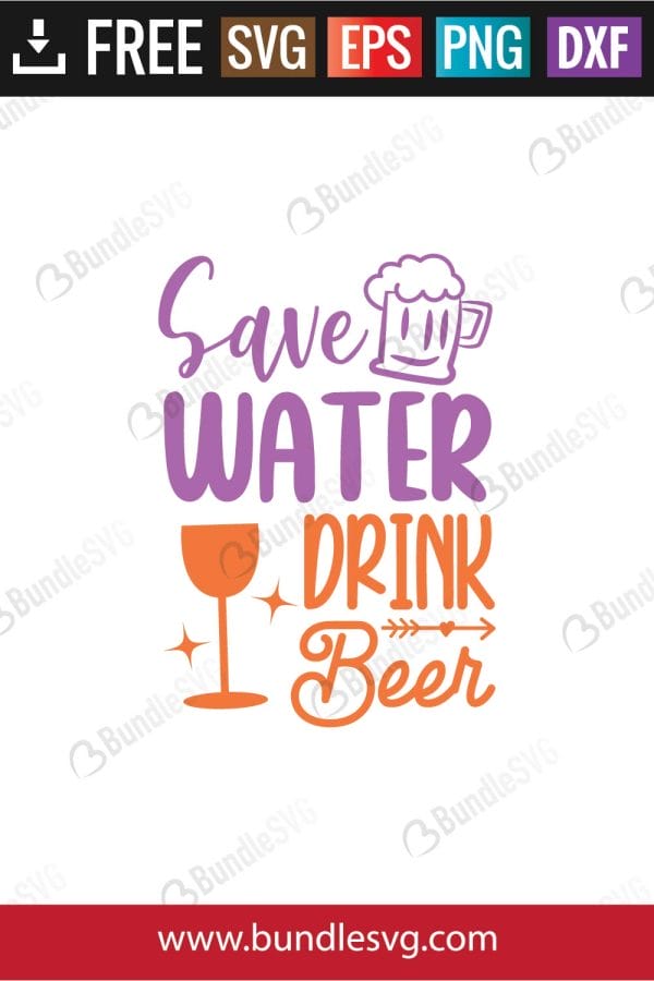 Save Water Drink Beer SVg