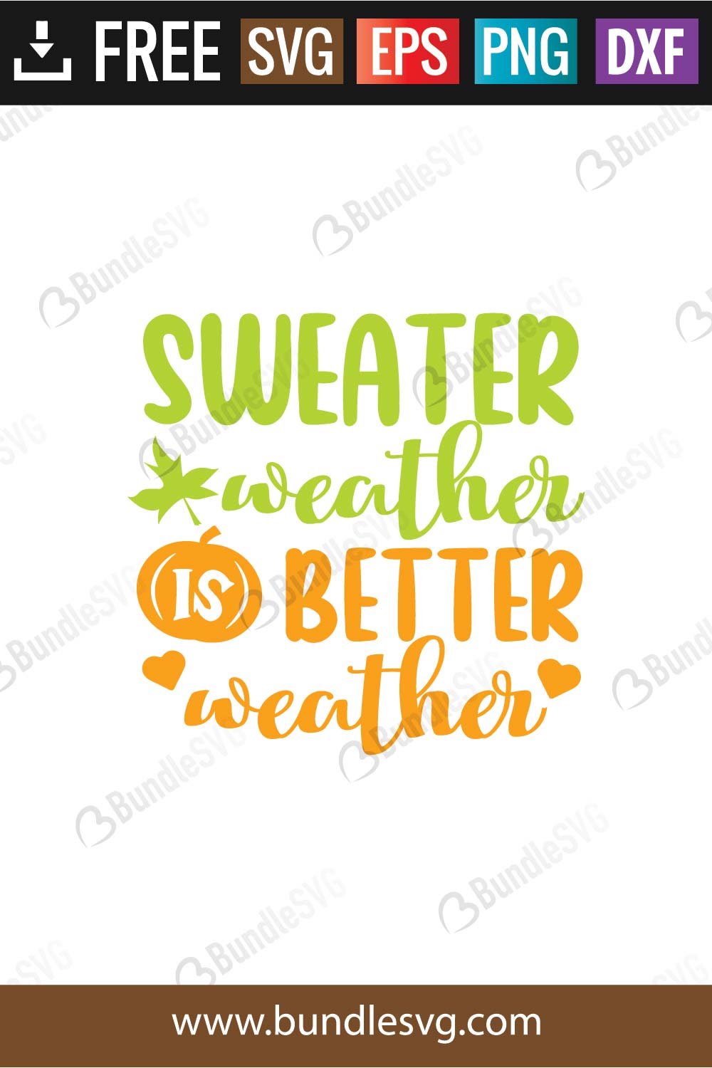 Sweather Weather Is Better Weather SVG