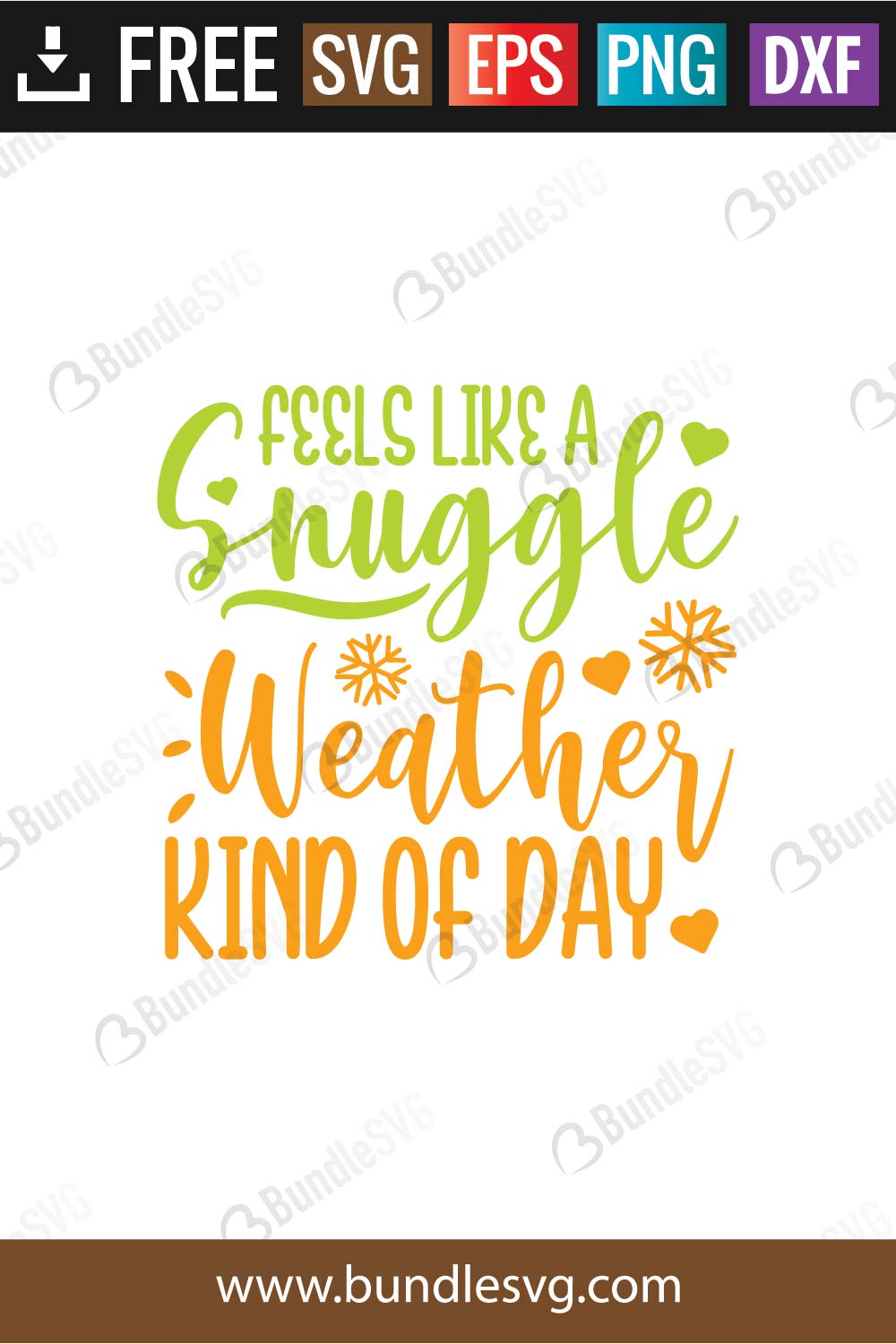 Feels Like A Snuggle Weather Kind Of Day SVg