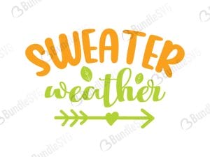 Sweater Weather SVG