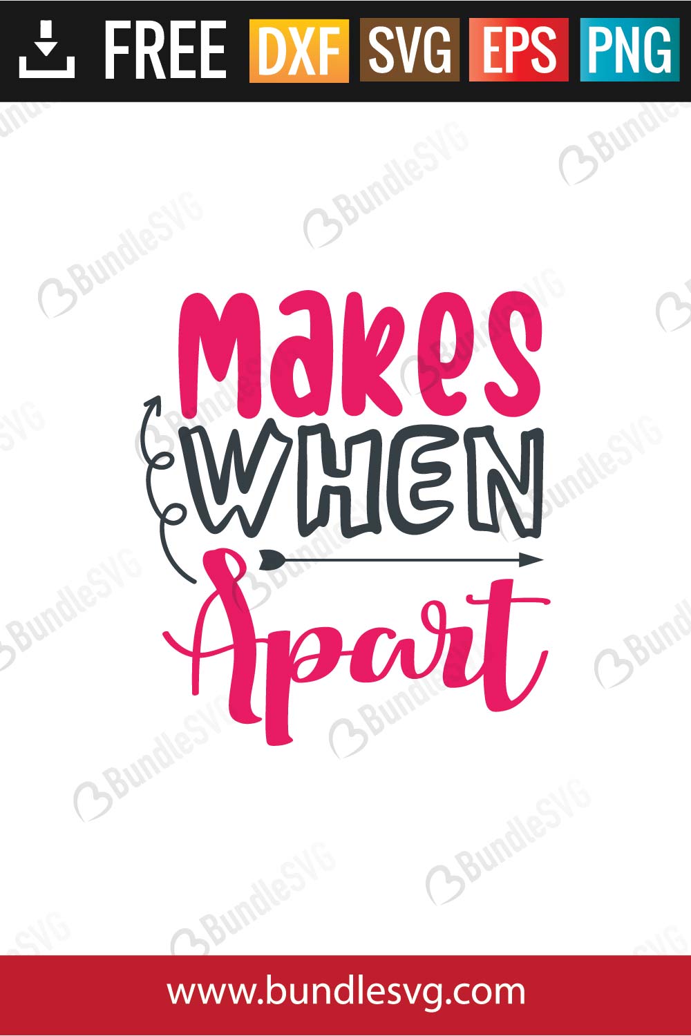 Makes When Apart SVG