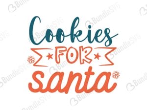 Cookies For Santa SVG