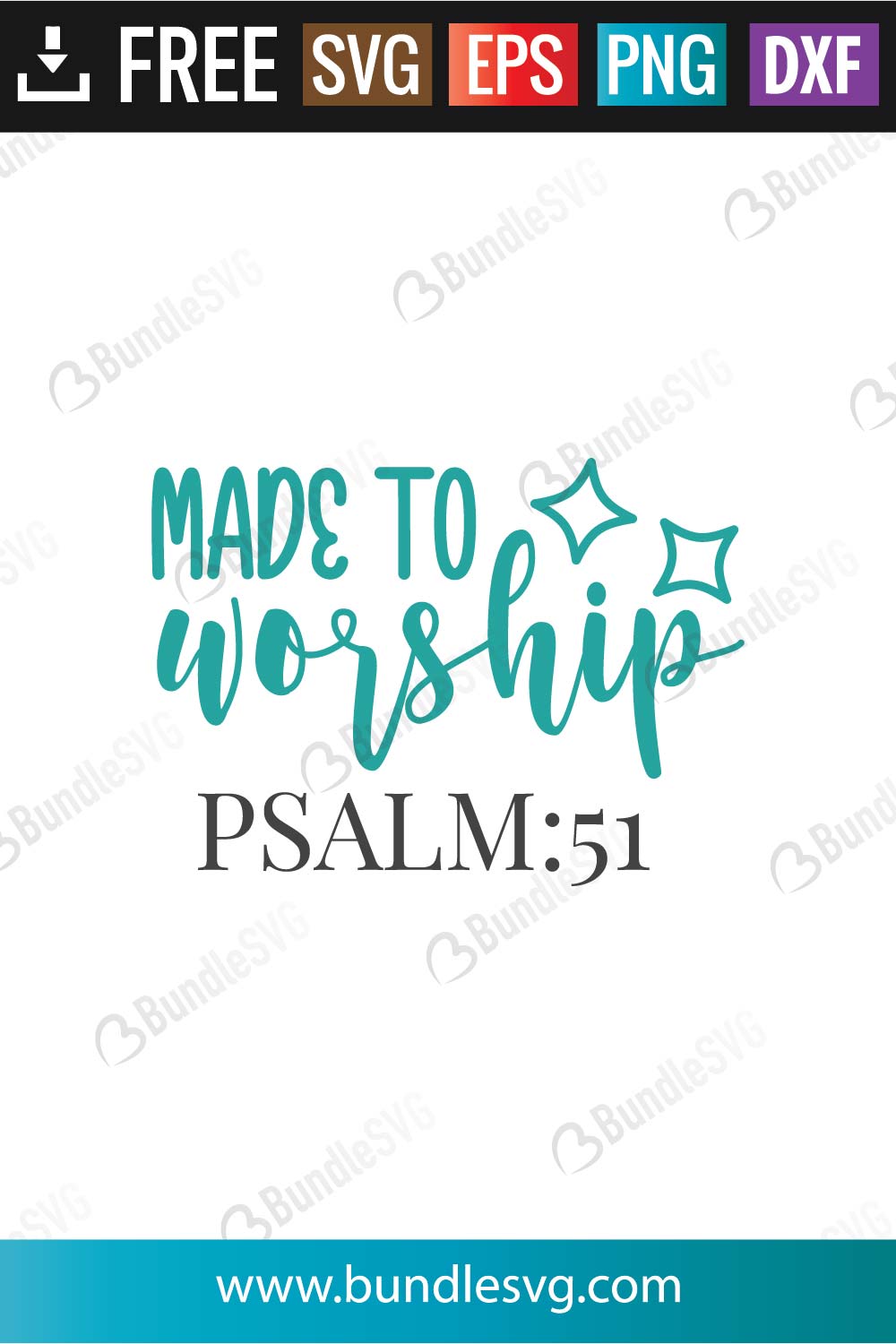 Made To Worship Psalm 51 Svg