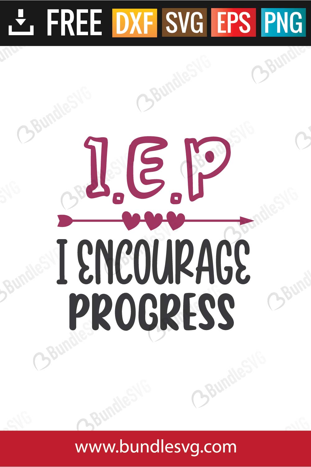 I Encourage Progress Svg