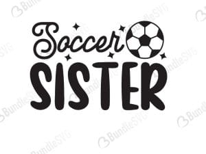 Soccer Sister Svg