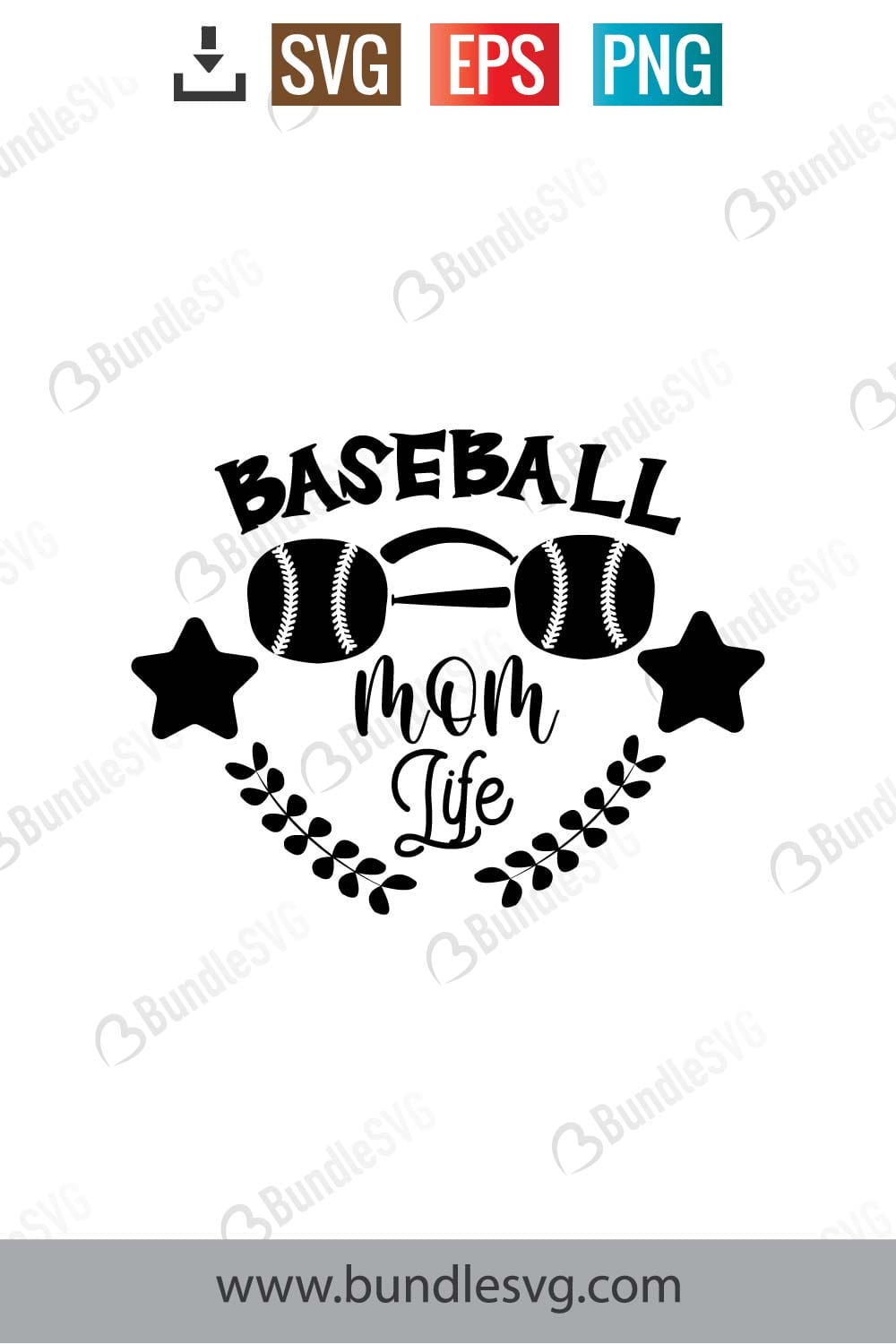 Baseball And Softball Mom Svg