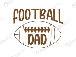 Football Dad SVG Cut Files