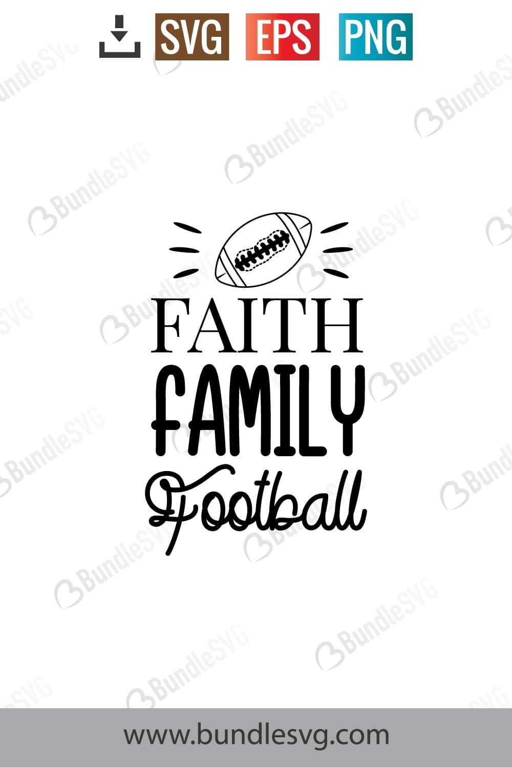 Football Is My Favorite Season SVG Cut Files