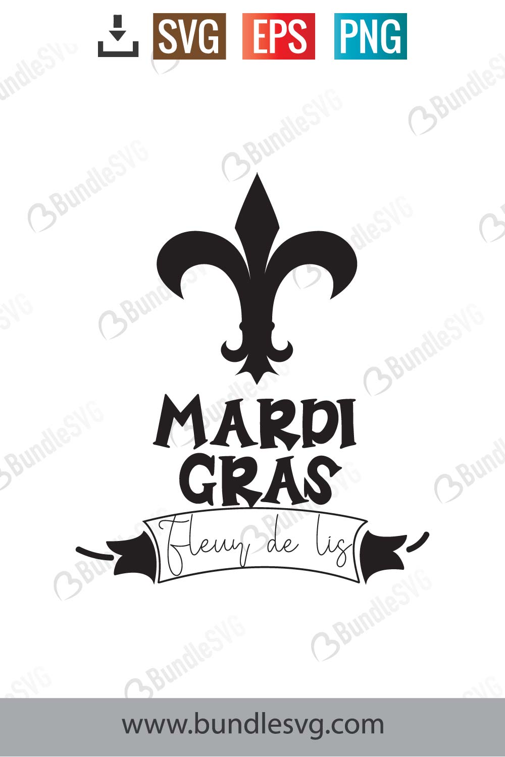 Mardi Gras Fleur De Lis Svg