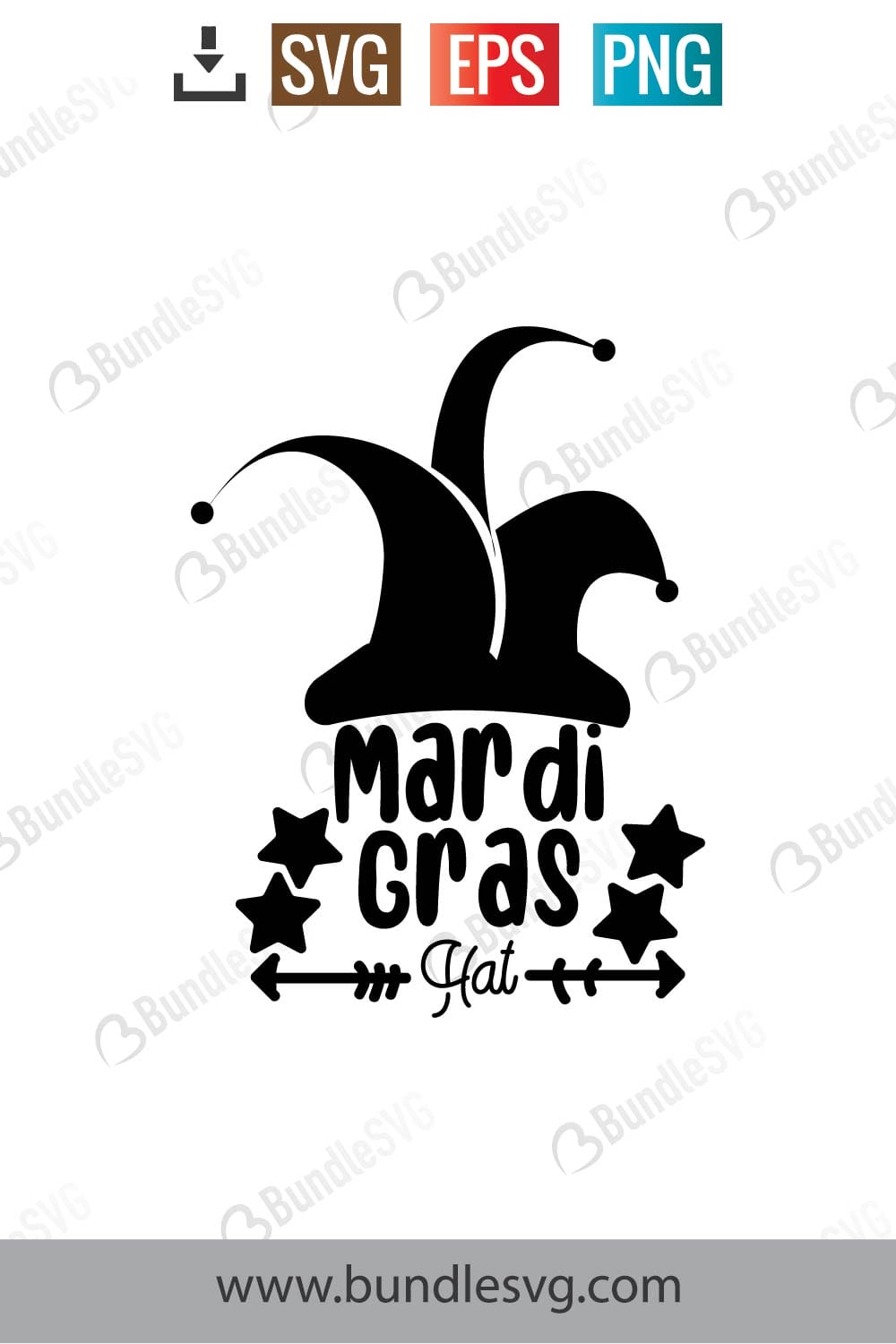 mardi gras hat svg