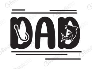 Fishing Dad Svg