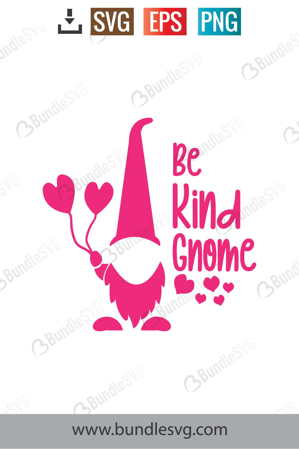 Valentine Gnome Svg