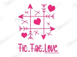 Valentine Tic Tac Toe Svg