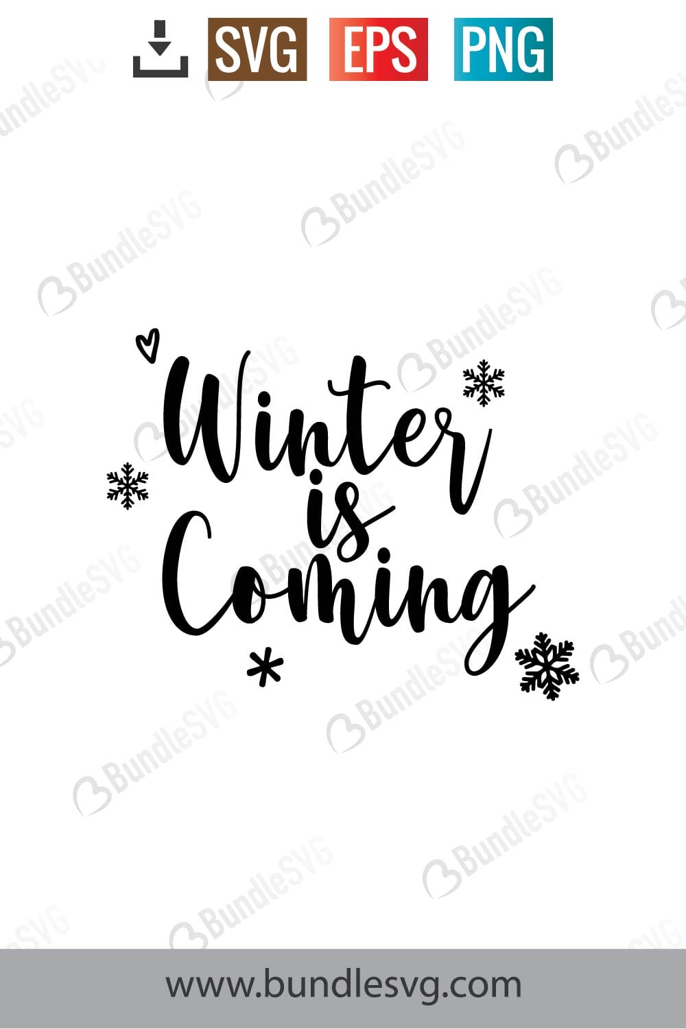 Winter Is Coming Svg