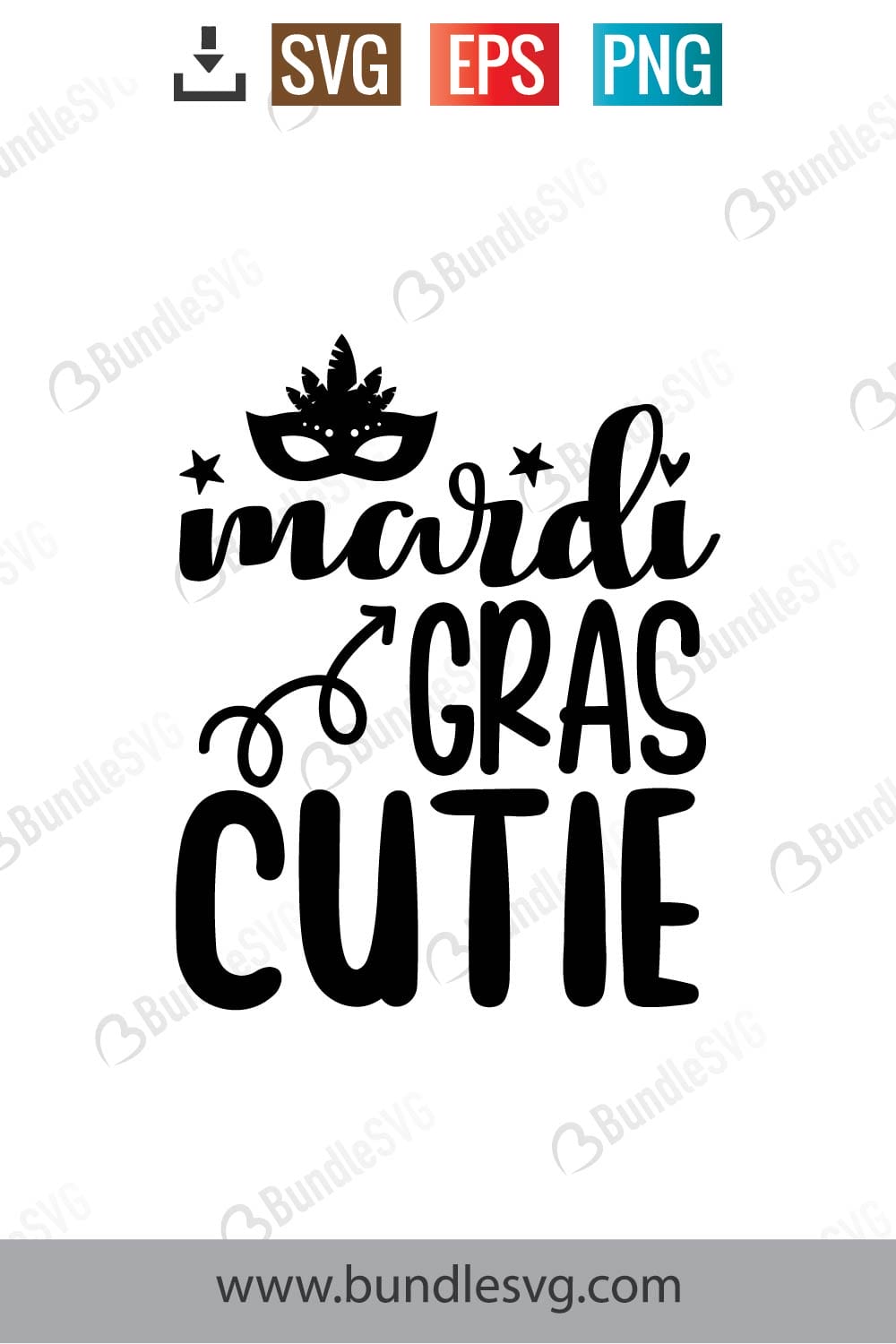 Mardi Gras Cutie Svg