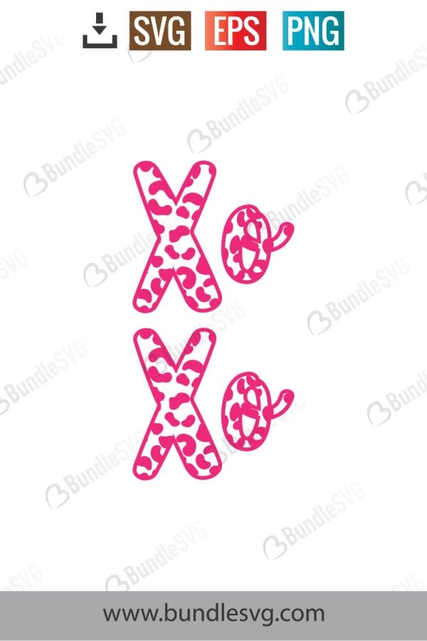 Xoxo Leopard Svg