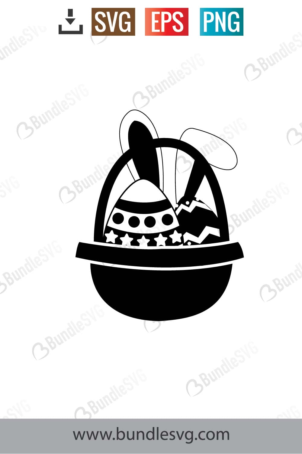 Easter Basket Svg