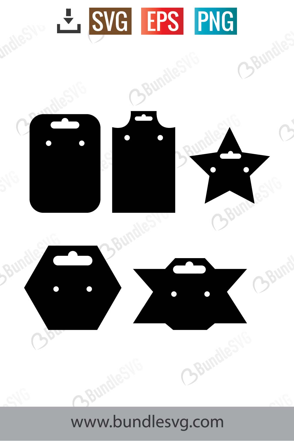 Earring Card Svg