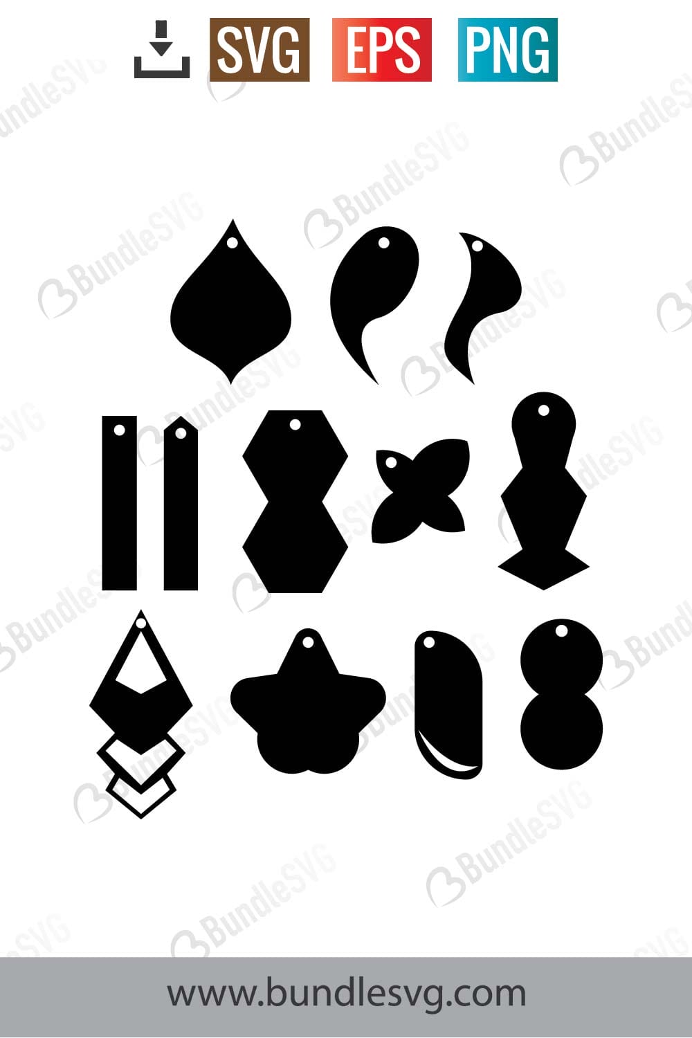 Earring Shapes Svg Free Download | BundleSVG.com