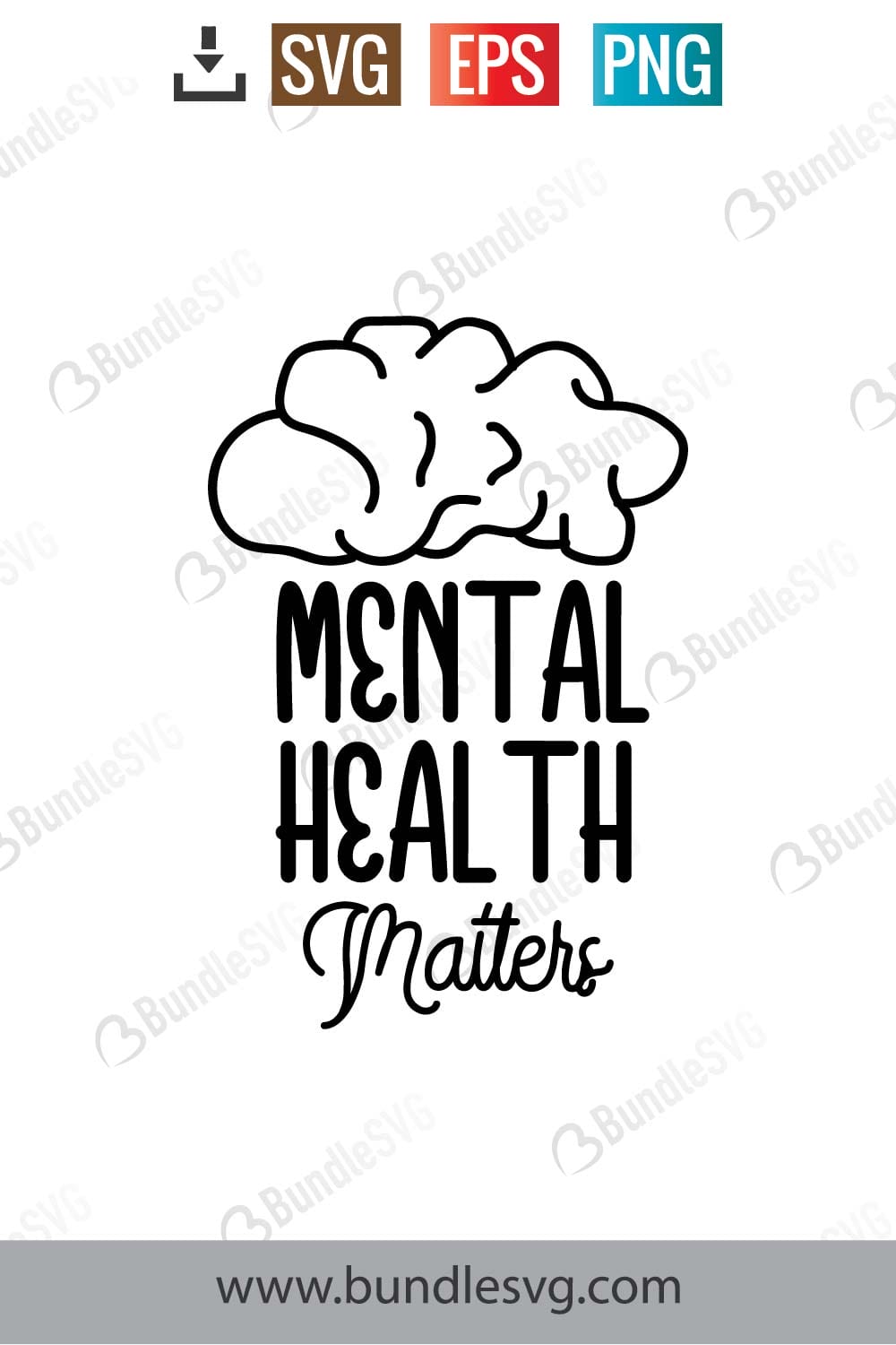 Mental Health Matters Svg Free Download