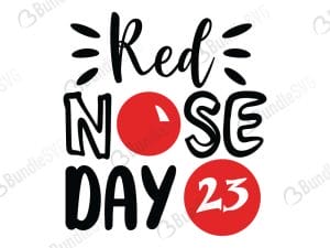 Red Nose Day 23 Svg