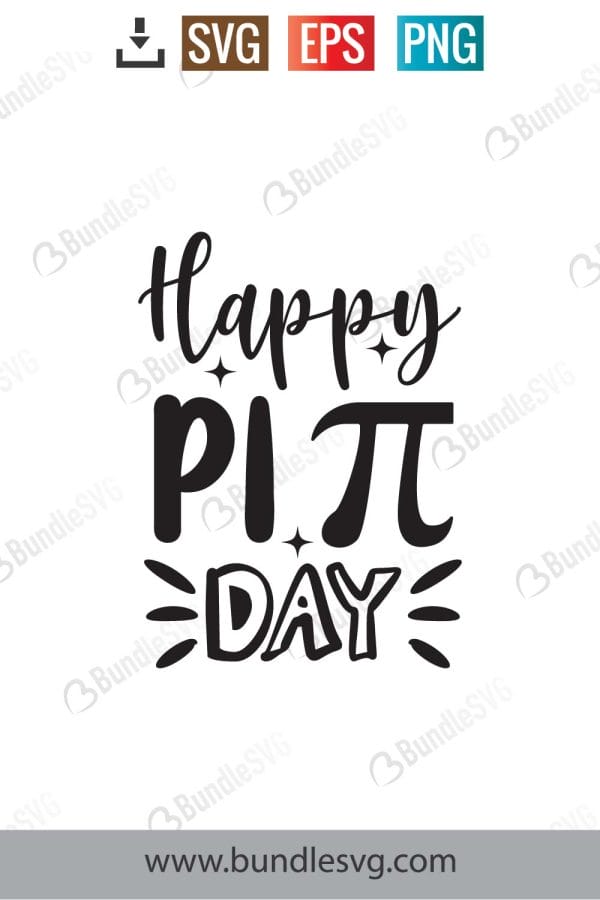 Happy Pi Day SVG Cut Files