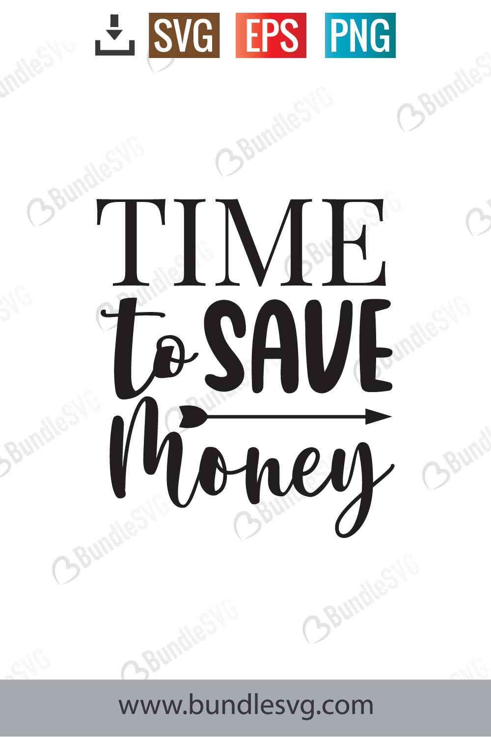 Time To Save Money SVG Cut Files