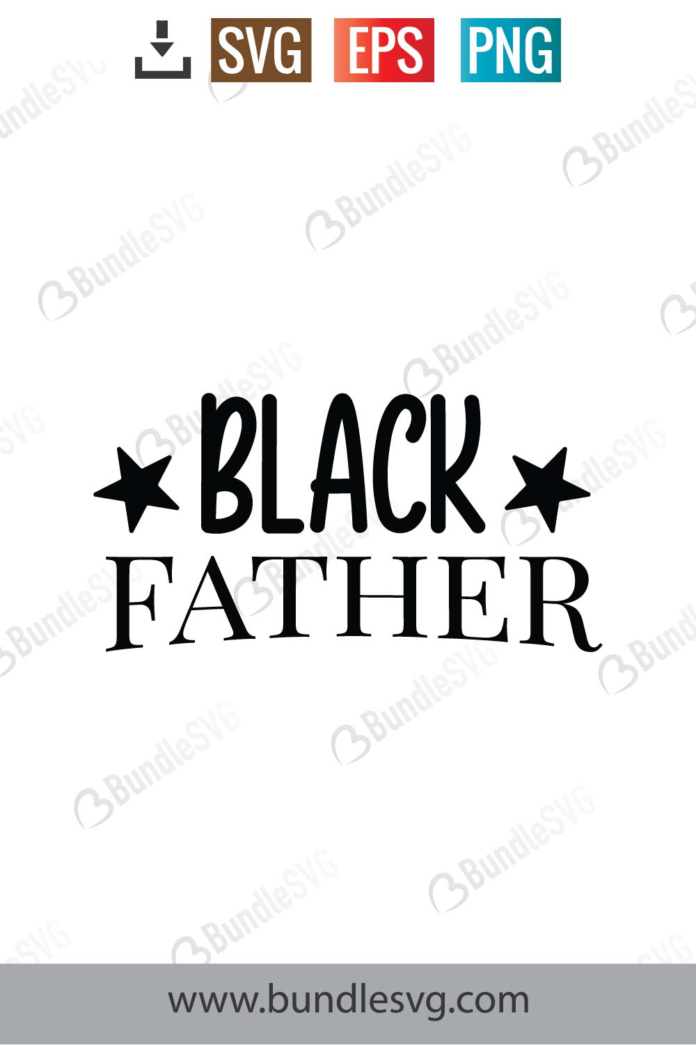 Black Father Svg