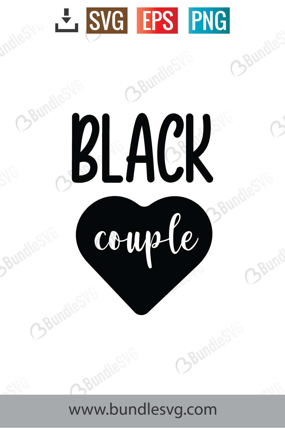 Black Couple Svg Free Download | BundleSVG.com