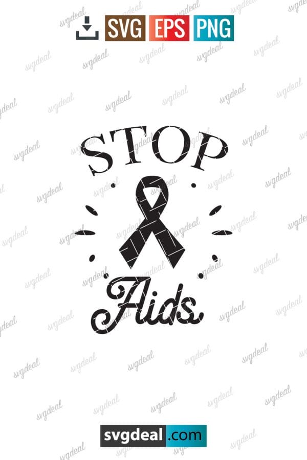 Stop Aids Svg