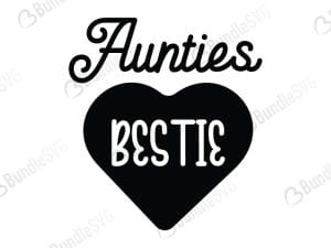Aunties Bestie Svg